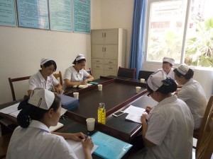 医院机动护士库组织“突发事件应急演练”筹备会议